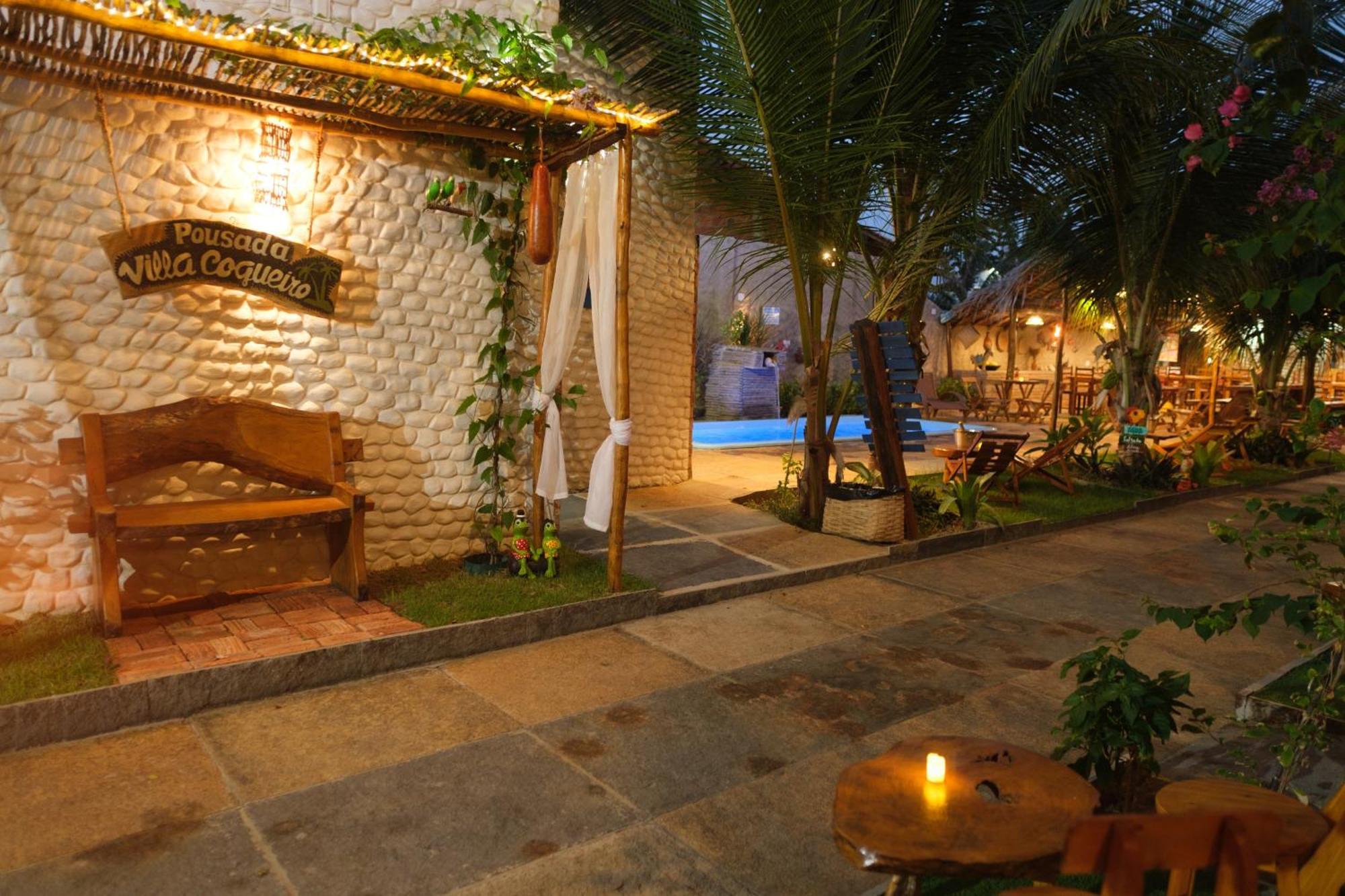 Pousada Villa Coqueiro Luis Correia Exteriör bild